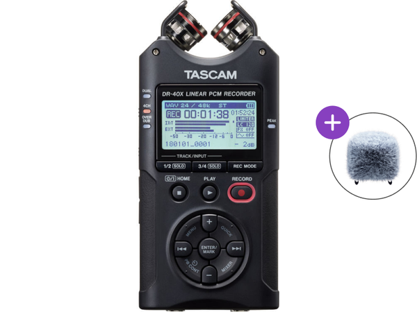 Tascam Tascam DR-40X SET Черeн