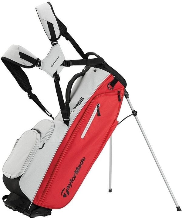 TaylorMade TaylorMade Flextech Silver/Red Чантa за голф