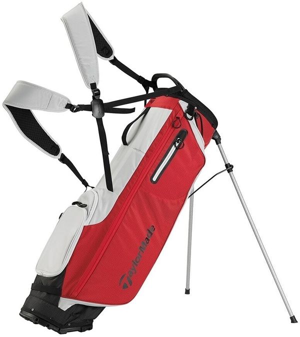 TaylorMade TaylorMade Flextech Superlite Silver/Red Чантa за голф