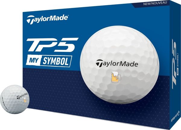 TaylorMade TaylorMade TP5 White w/ Beer Нова топка за голф