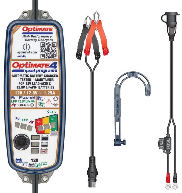 Tecmate Tecmate OptiMate 4 Quad Program Зарядно устройство