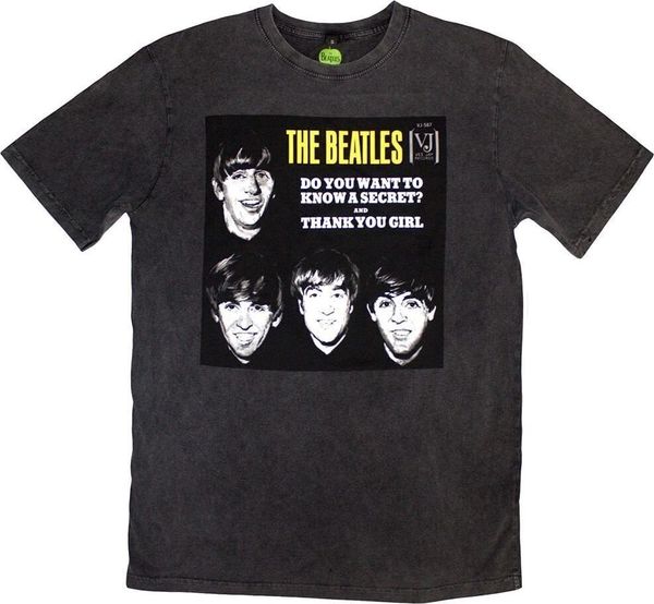 The Beatles The Beatles Риза VJ Secret Sleeve Stone Wash Unisex Charcoal Grey L