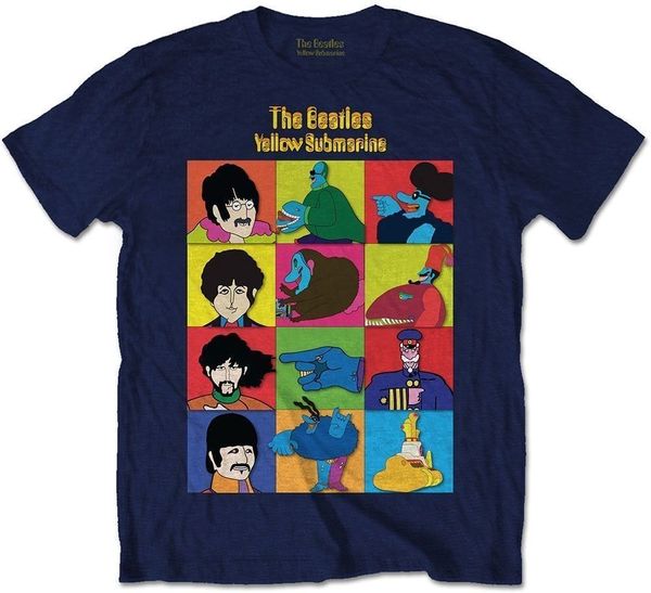 The Beatles The Beatles Риза Yellow Submarine Characters Unisex Navy Blue M