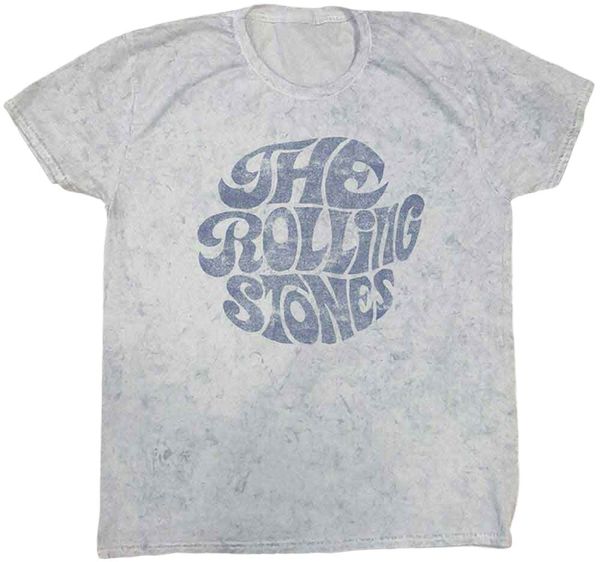 The Rolling Stones The Rolling Stones Риза 70's Logo Unisex Dip-Dye on White L