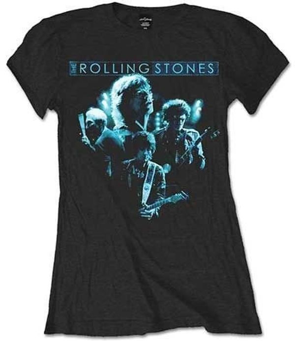 The Rolling Stones The Rolling Stones Риза Band Glow Womens Black L