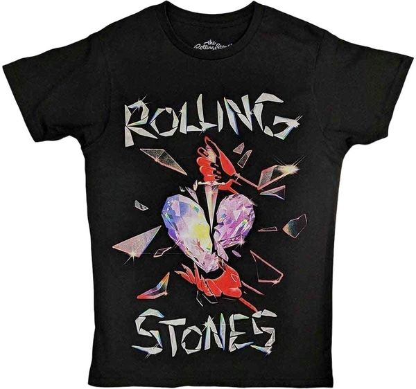 The Rolling Stones The Rolling Stones Риза Hackney Diamonds Heart Unisex Black XL