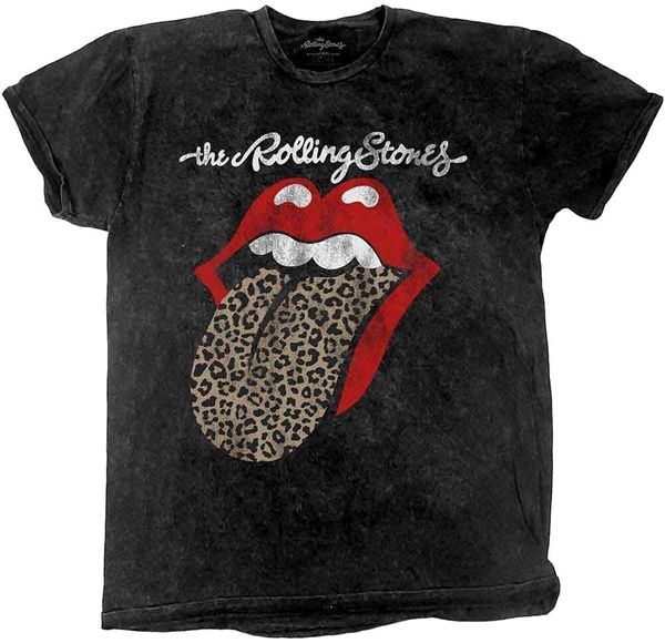 The Rolling Stones The Rolling Stones Риза Leopard Tongue Unisex Black L