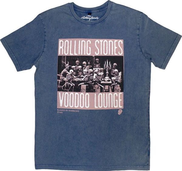 The Rolling Stones The Rolling Stones Риза Voodoo Skulls Stone Wash Unisex Denim Blue S