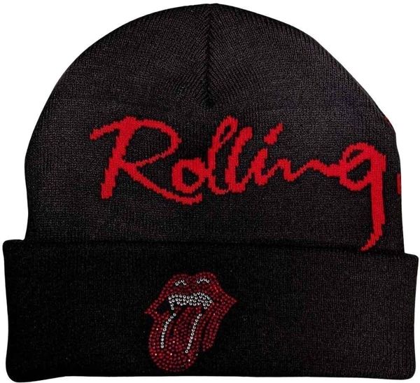 The Rolling Stones The Rolling Stones шапка Embellished Classic Tongue Black