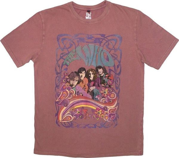 The Who The Who Риза Psych Floral Stone Wash Unisex Kashmir Red XL
