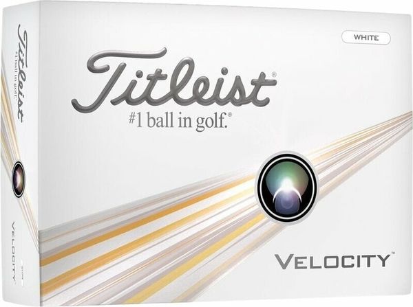 Titleist Titleist Velocity 2024 White Нова топка за голф