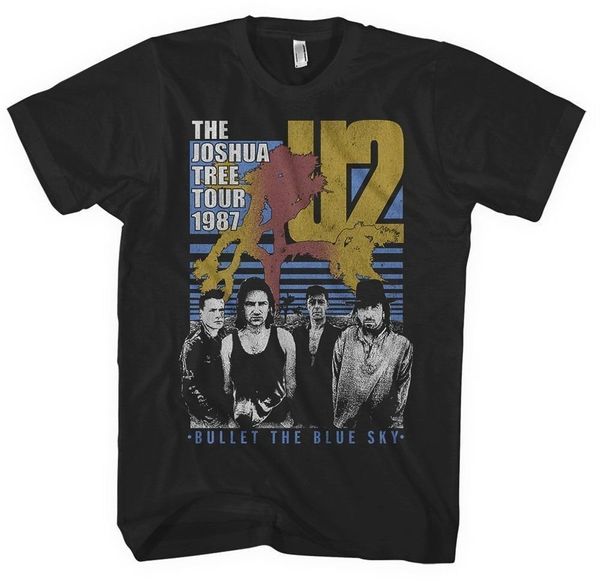 U2 U2 Риза Bullet The Blue Sky Unisex Black M