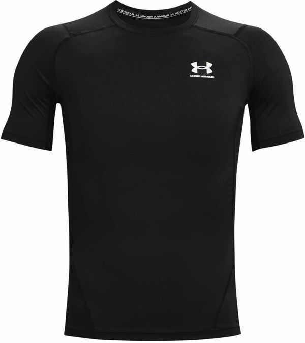 Under Armour Under Armour Men's HeatGear Armour Short Sleeve Black/White S Фитнес тениска