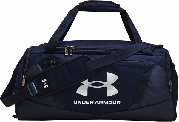 Under Armour Under Armour UA Undeniable 5.0 Small Duffle Bag Midnight Navy/Metallic Silver 40 L Sport Bag