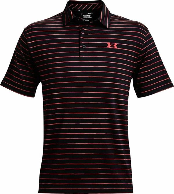 Under Armour Under Armour UA Playoff 2.0 Mens Polo Black/Hendrix/Electric Tangerine M