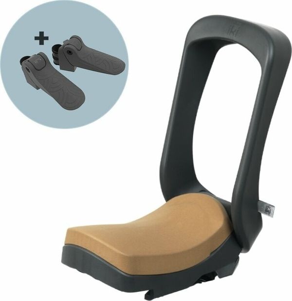 Urban Iki Urban Iki Junior Bike Seat Without Mounting Frame Bincho Black/Kurumi Brown Детска седалка/количка
