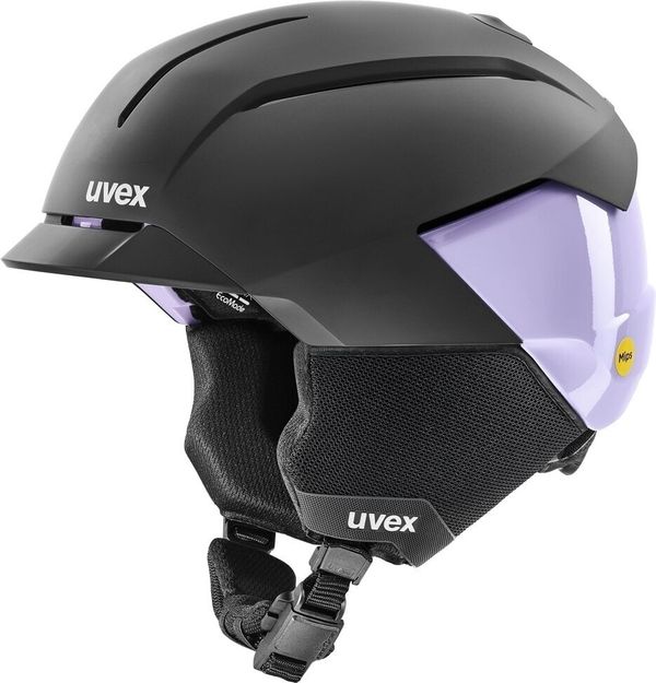 UVEX UVEX Levitate MIPS Black/Cool Lavender Mat 51-55 cm Каска за ски