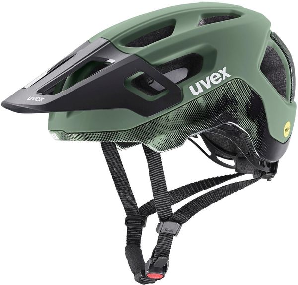 UVEX UVEX React Mips Moss Green/Black Matt 52-56 Каска за велосипед