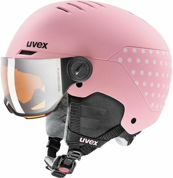 UVEX UVEX Rocket Junior Visor Pink Confetti 54-58 cm Каска за ски