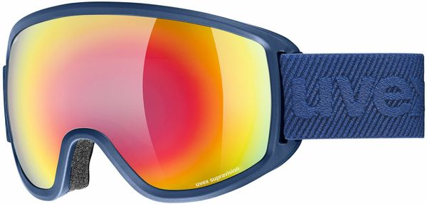 UVEX UVEX Topic FM SPH Navy Mat/Mirror Rainbow Очила за ски