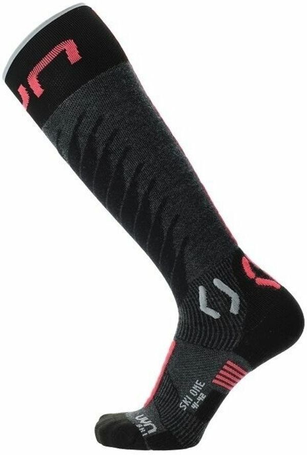 UYN UYN Lady Ski One Merino Socks Anthracite/Pink 41-42