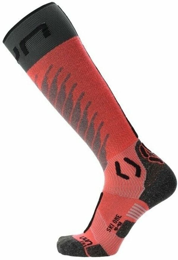 UYN UYN Lady Ski One Merino Socks Pink/Black 35-36