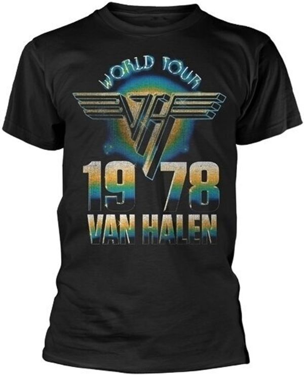 Van Halen Van Halen Риза World Tour '78 Unisex Black 2XL