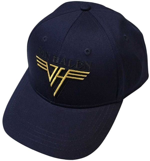 Van Halen Van Halen Шапка Text & Yellow Logo Navy Blue
