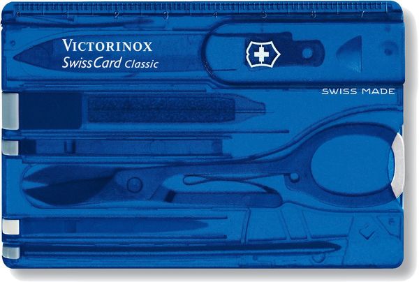 Victorinox Victorinox SwissCard Blue Transparent