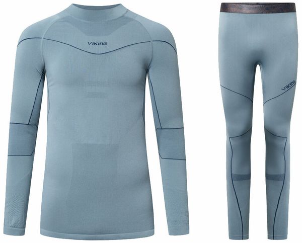 Viking Viking Gary Turtle Neck Set Base Layer Grey M Tермобельо