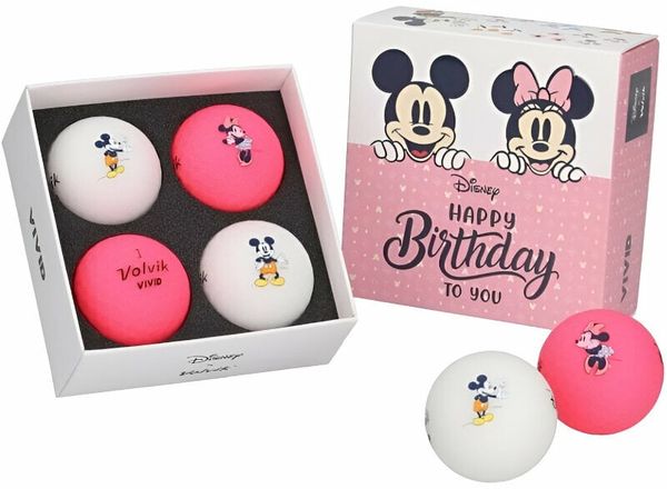 Volvik Volvik Disney Birthday 4 Pack Golf Balls