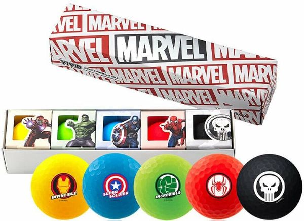 Volvik Volvik Vivid Marvel 2.0 5 Pack Golf Balls