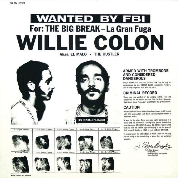 Willie Colon Willie Colon - La Gran Fuga (LP)