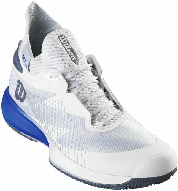 Wilson Wilson Kaos Rapide Sft Clay Mens Tennis Shoe White/Sterling Blue/China Blue 42 2/3 Мъжки обувки за тенис