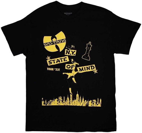 Wu-Tang Clan Wu-Tang Clan Риза Tour '23 NY State Of Mind Unisex Black 2XL