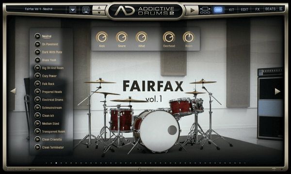 XLN Audio XLN Audio AD2: Fairfax Vol. 1 (Дигитален продукт)