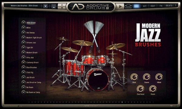 XLN Audio XLN Audio AD2: Modern Jazz Brushes (Дигитален продукт)