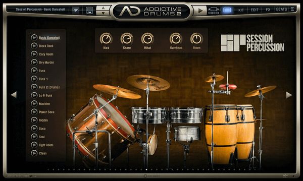 XLN Audio XLN Audio AD2: Session Percussion (Дигитален продукт)