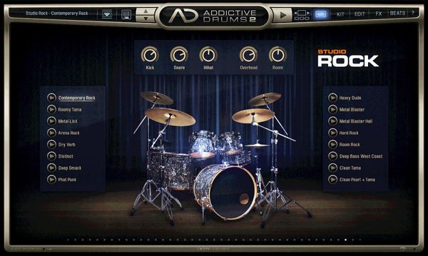 XLN Audio XLN Audio AD2: Studio Rock (Дигитален продукт)