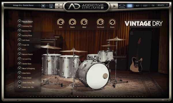 XLN Audio XLN Audio AD2: Vintage Dry (Дигитален продукт)