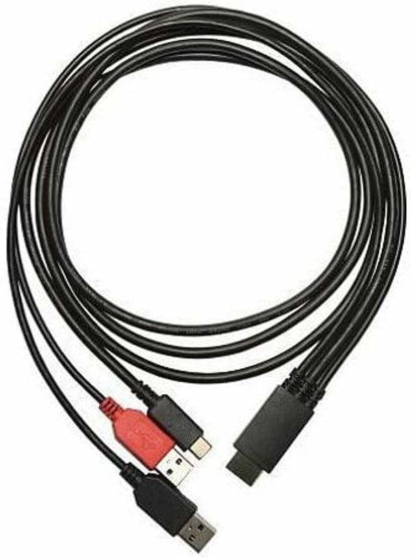 XPPen XPPen 3v1 cable Черeн 20 cm USB кабел