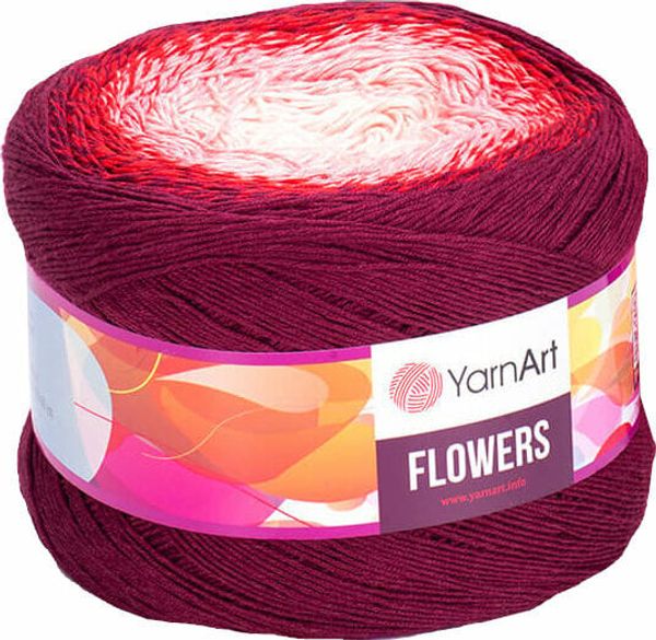 Yarn Art Yarn Art Flowers 269 Red Pink Плетива прежда