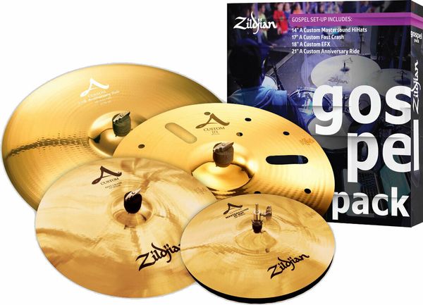 Zildjian Zildjian AC0801G A Custom Gospel 14/17/18/21 чинели комплект
