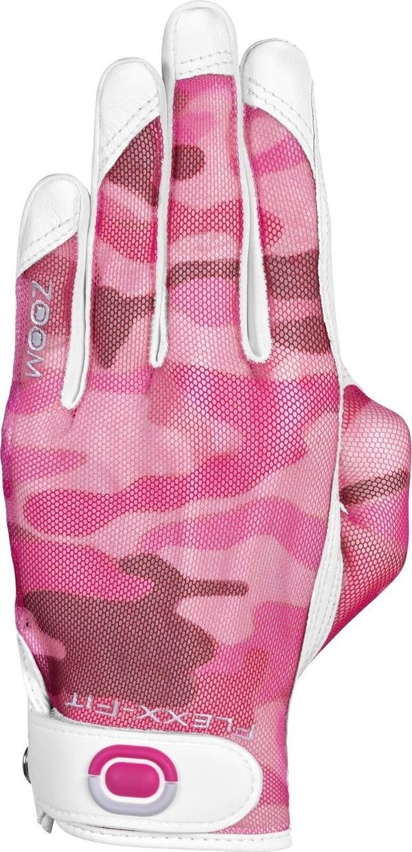 Zoom Gloves Zoom Gloves Sun Style Golf Camouflage Fuchsia Лява ръка L/XL Дамски ръкавици
