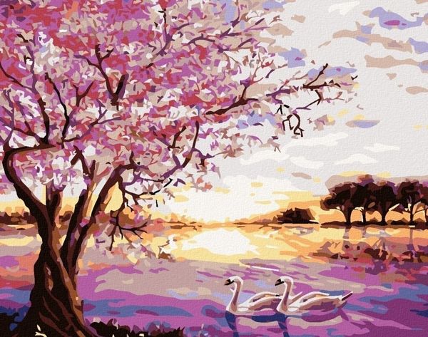 Zuty Zuty Диамантено рисуване Swans