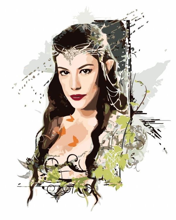 Zuty Zuty Рисуване по номера Рисувана Аруен (Властелинът на пръстените)