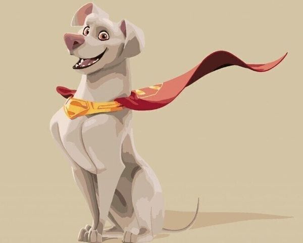Zuty Zuty Рисуване по номера Sitting Krypto (DC League Of Super-Pets)