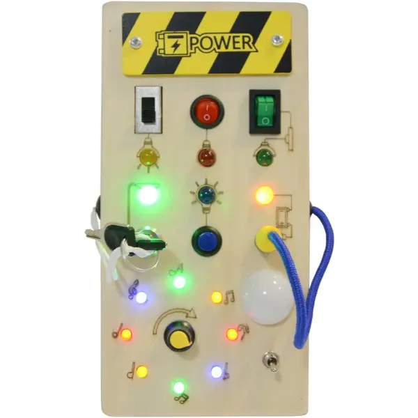 2Kids Toys 2Kids Toys LED Busy Board играчка за подреждане 10m+ 1 бр.