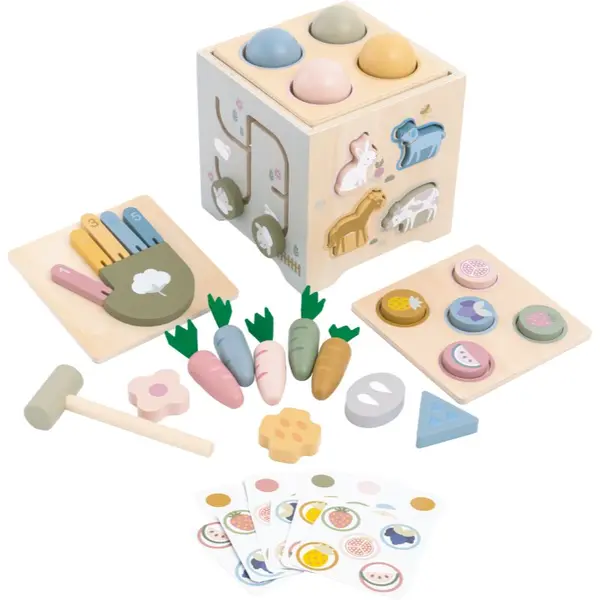 2Kids Toys 2Kids Toys Motor Activity Cube играчка за подреждане 12m+ 37 бр.