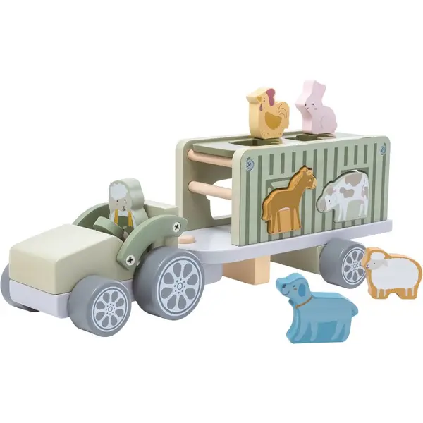 2Kids Toys 2Kids Toys Wooden Car with Animals комплект играчки от дърво 2y+ 10 бр.